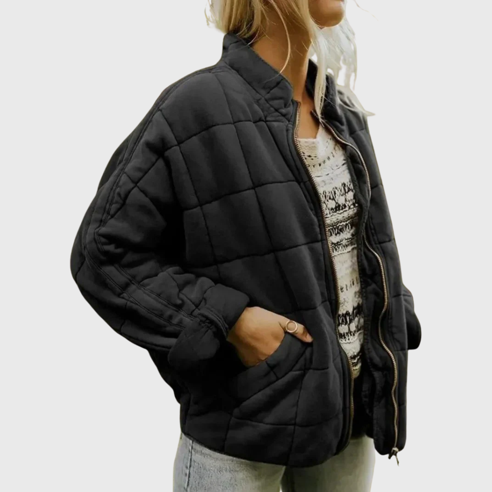 Giacca foderata dall'elegante look oversize