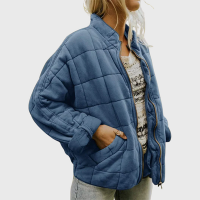 Giacca foderata dall'elegante look oversize