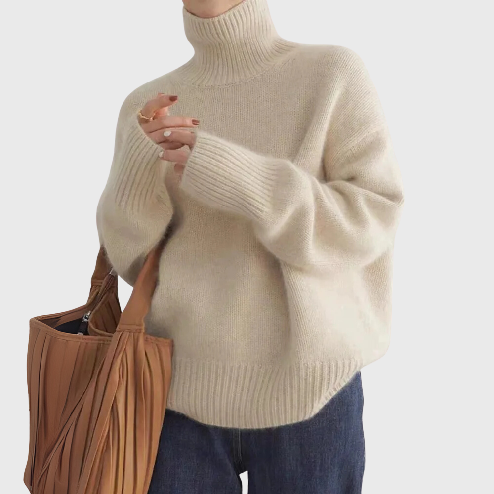 Collo alto in cashmere