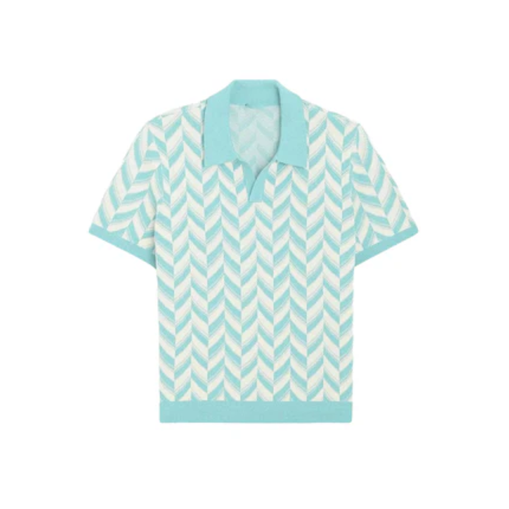 Polo con scollatura a V
