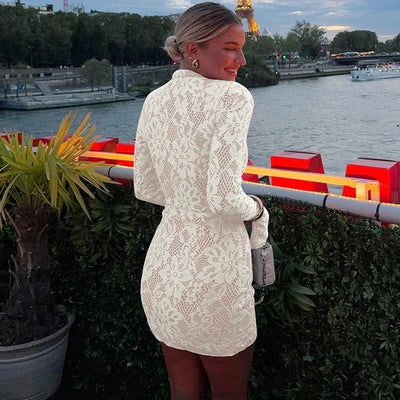 Cerelia | Abito Mini in Pizzo
