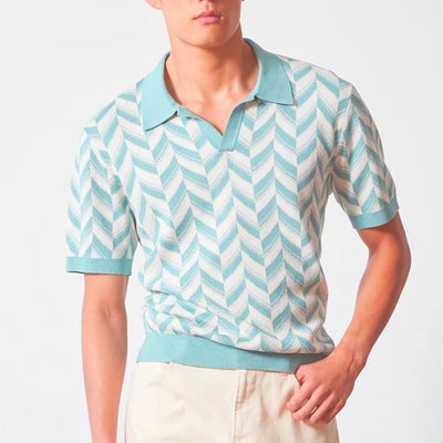 Polo con scollatura a V