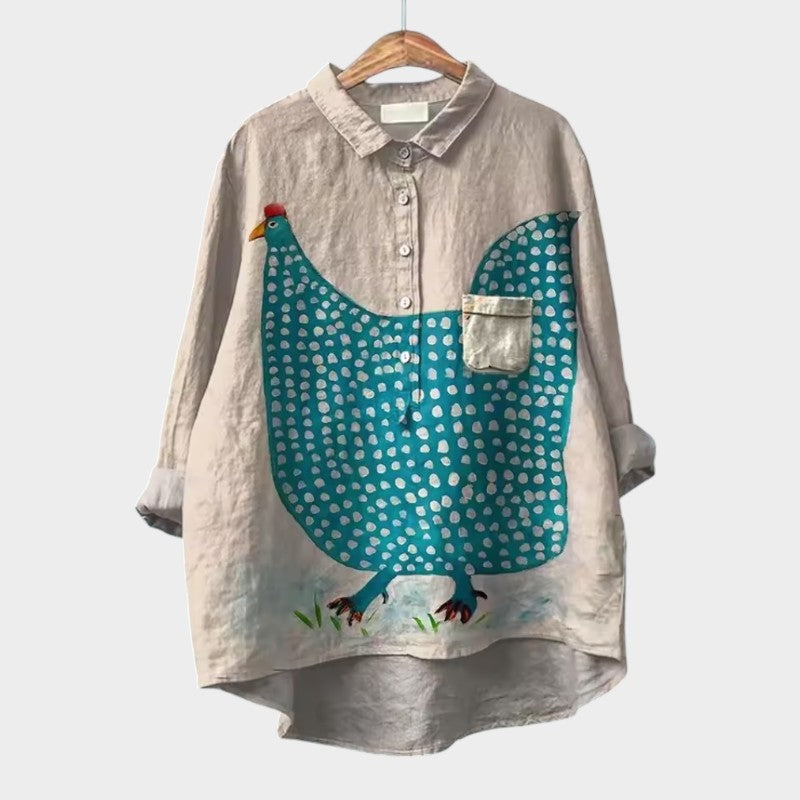 Yvonne | Blusa Premium con Pizzo