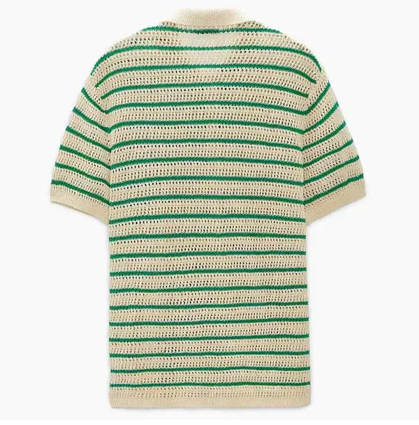 Marbella - Camicia con bottoni in maglia