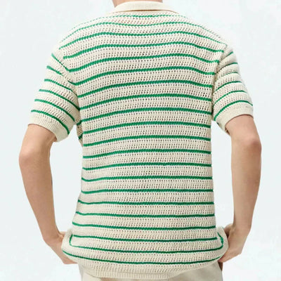 Marbella - Camicia con bottoni in maglia