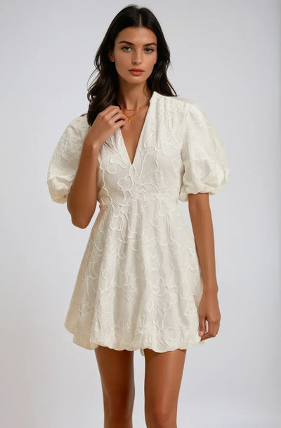 Alba™ | Vestito Corto Estivo Ricamato