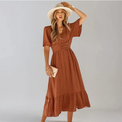 Aria™ | Abito Midi con Scollo a V