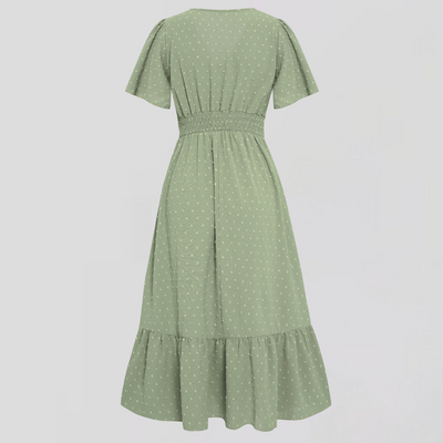 Aria™ | Abito Midi con Scollo a V