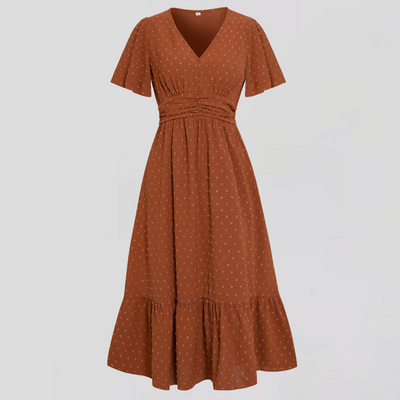 Aria™ | Abito Midi con Scollo a V