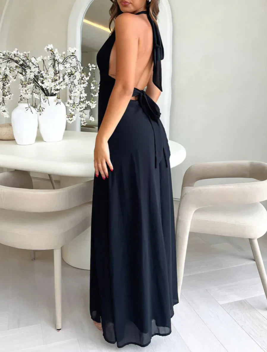 Beatrice™ | Abito Lungo Con Spacco Elegante