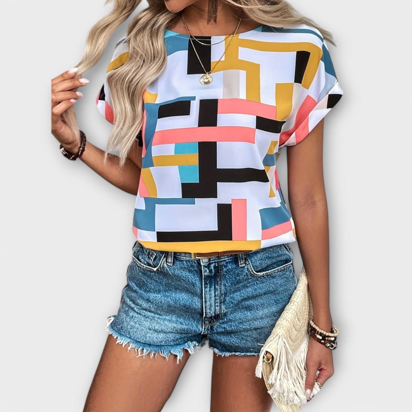 Chloe - Blusa a maniche corte