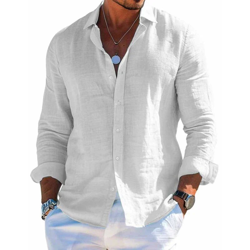 Lenoir™ | Camicia elegante in tessuto traspirante