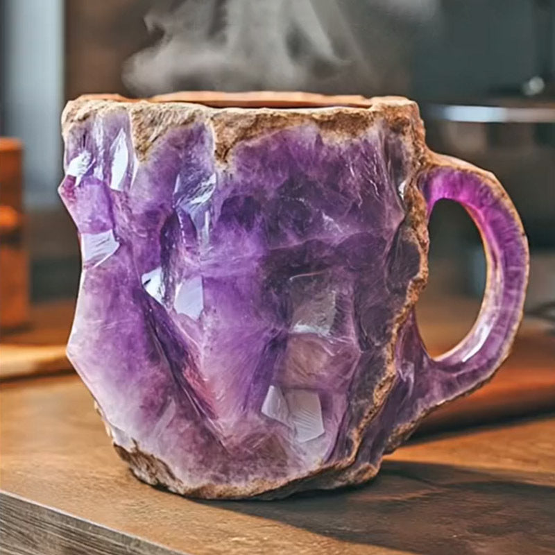 Tazze da caffè in cristallo minerale