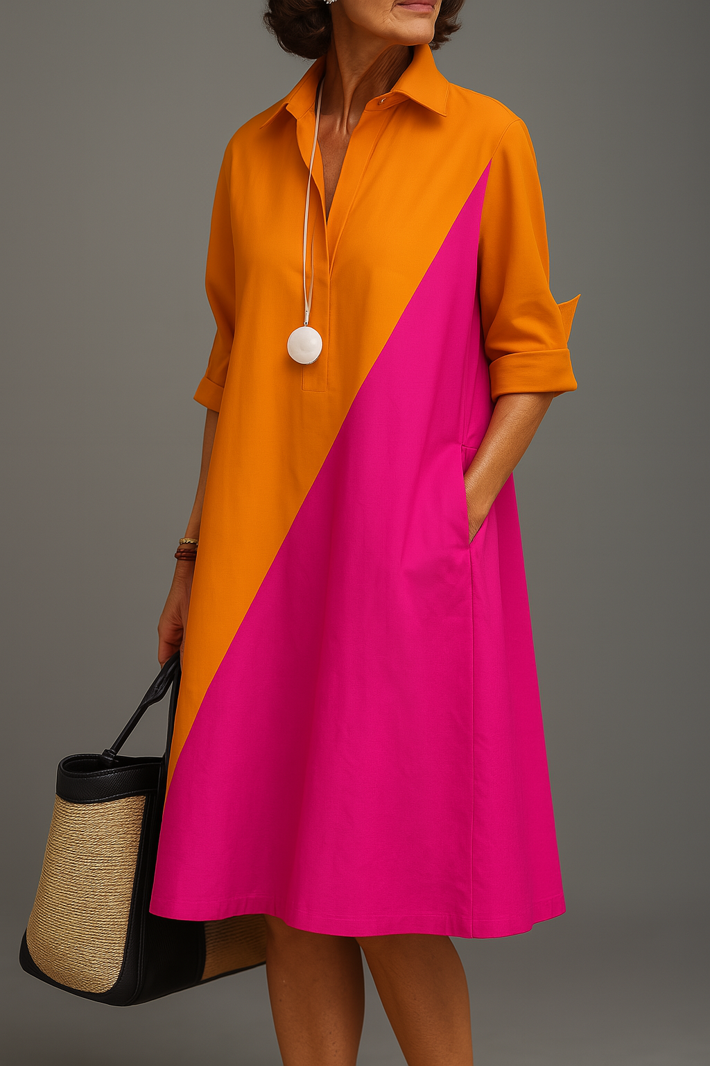 Juliette | Abito Midi Elegante per una Raffinatezza Senza Sforzo