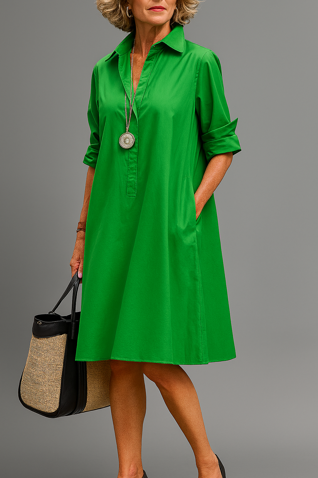 Bernadette | Abito Midi Elegante dal Fascino Senza Tempo