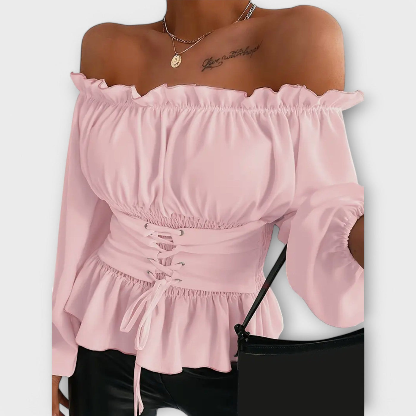 Amelia - Blusa con volant
