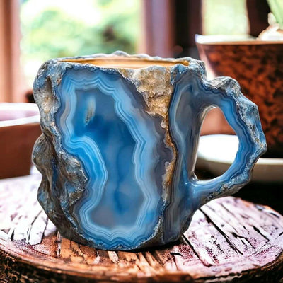 Tazze da caffè in cristallo minerale