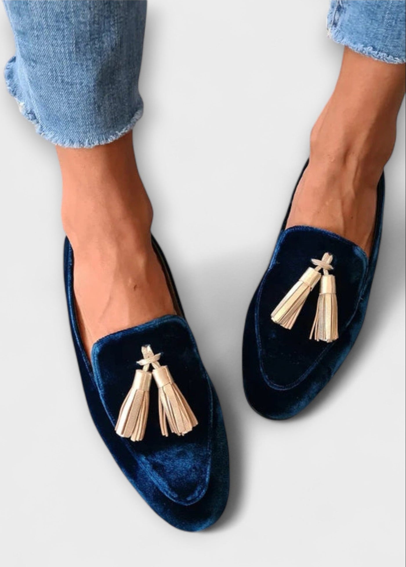 Quinnlyn – Eleganti Mocassini Vintage con Dettagli di Frange per uno Stile Unico
