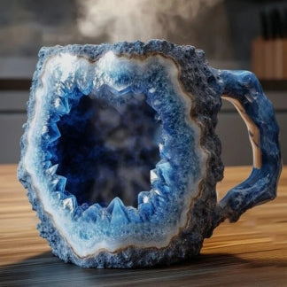 Tazze da caffè in cristallo minerale