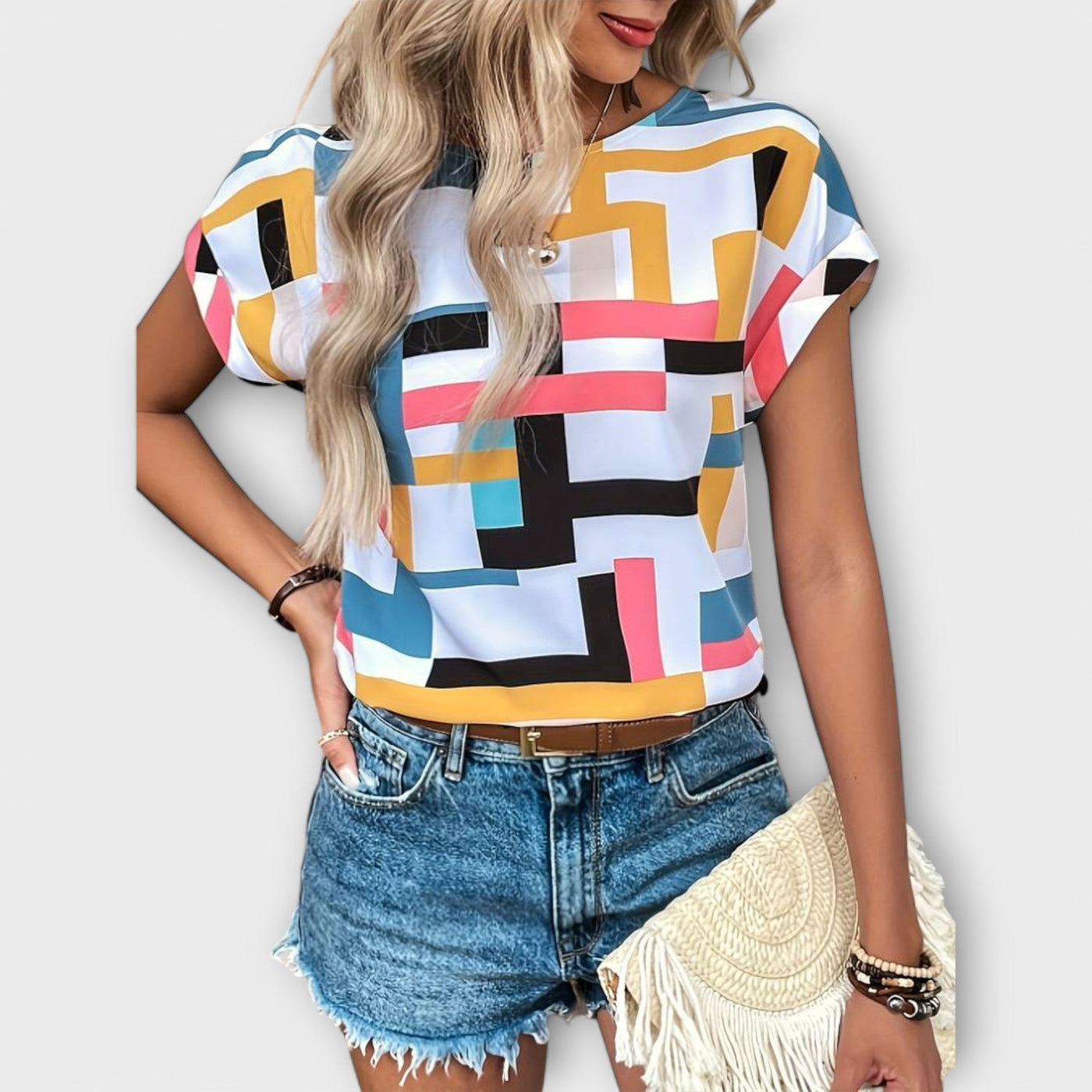 Chloe - Blusa a maniche corte