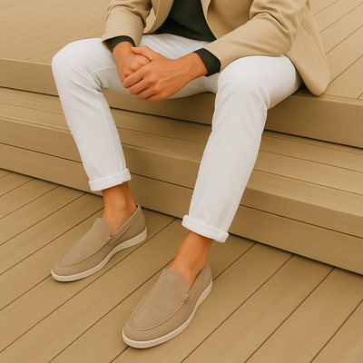 Lenoir™ | Mocassini eleganti in suede