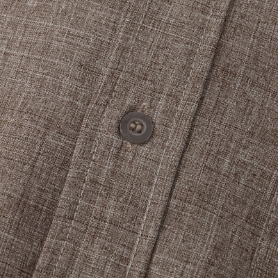 Camicia di cotone liscia con bottoni