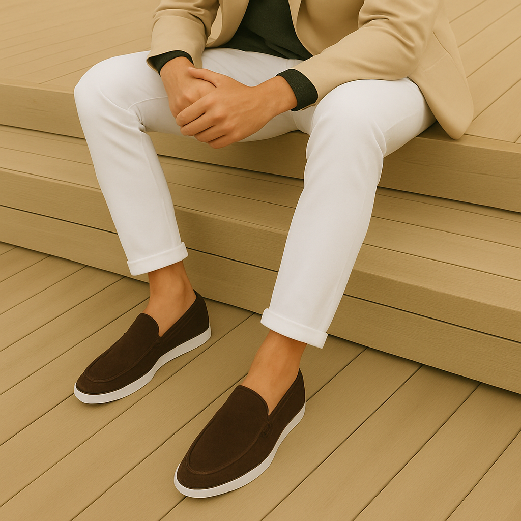 Lenoir™ | Mocassini eleganti in suede