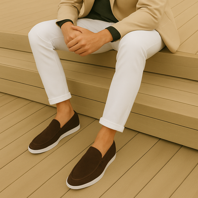 Lenoir™ | Mocassini eleganti in suede