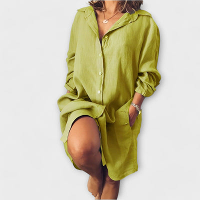 Blusa in lino casual per ogni giorno