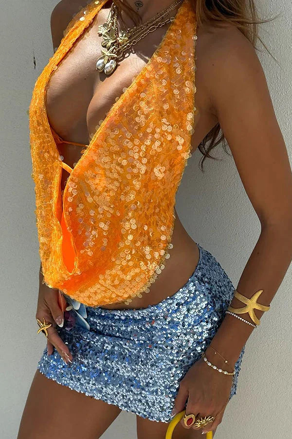 Della | Top senza maniche a halter