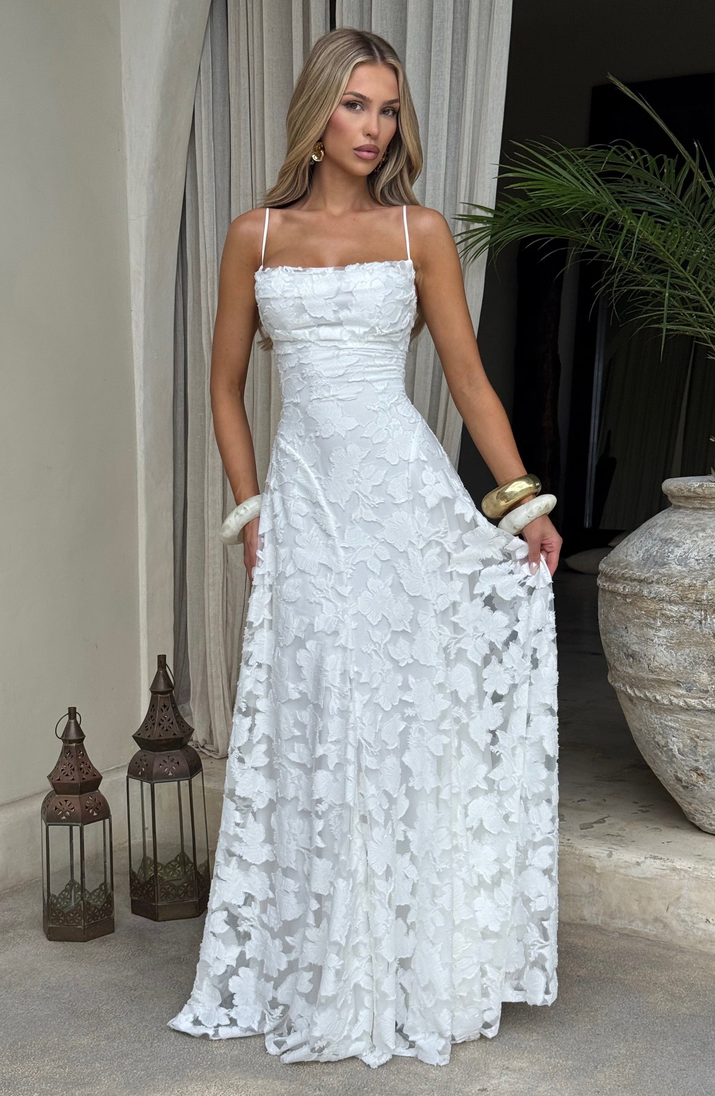 Abito Maxi Alexander Saint Floral