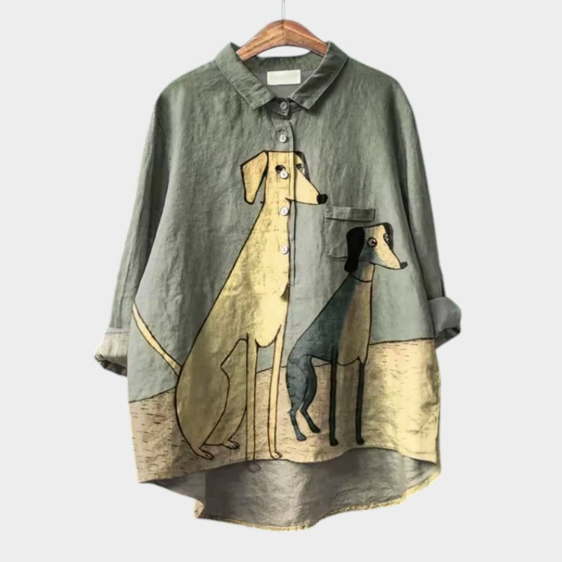 Bianca | Blusa Premium con Finiture in Pizzo