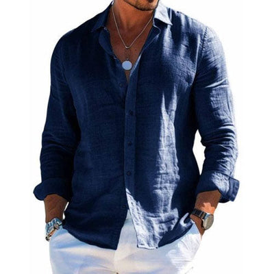 Lenoir™ | Camicia elegante in tessuto traspirante