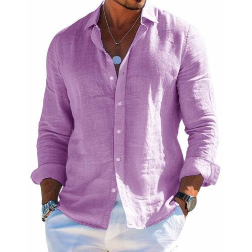 Lenoir™ | Camicia elegante in tessuto traspirante