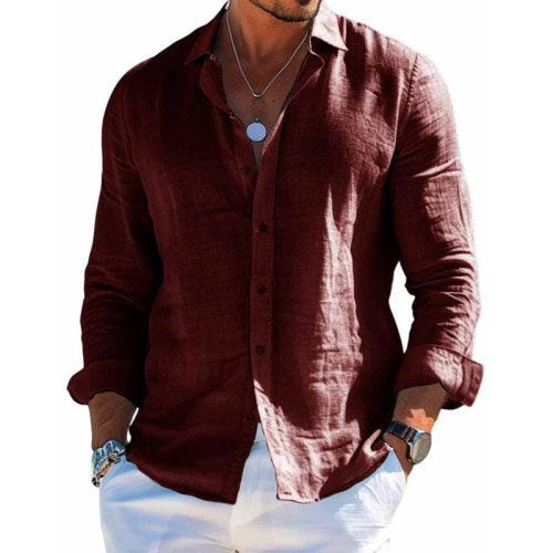 Lenoir™ | Camicia elegante in tessuto traspirante