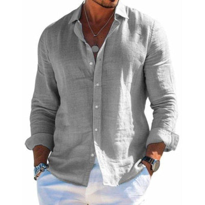 Lenoir™ | Camicia elegante in tessuto traspirante