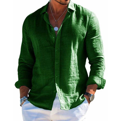 Lenoir™ | Camicia elegante in tessuto traspirante