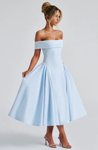 Abito Midi Alexander Saint in Stile Elegante