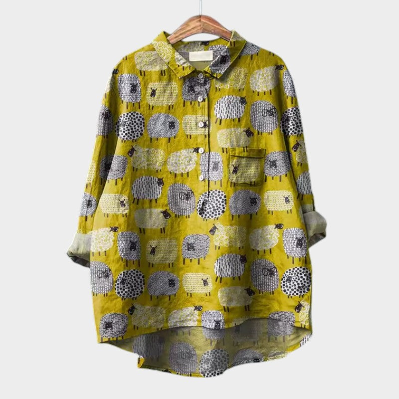Gunna | Blusa Premium con finitura in pizzo