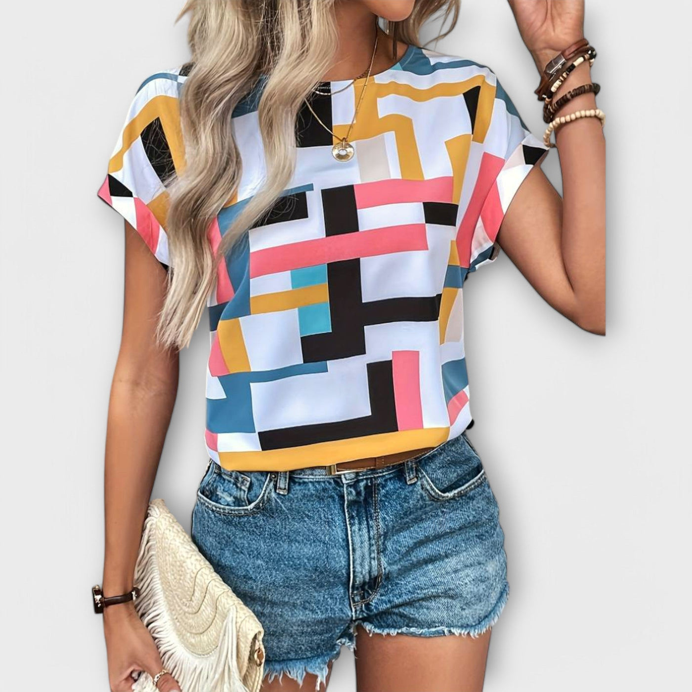 Chloe - Blusa a maniche corte