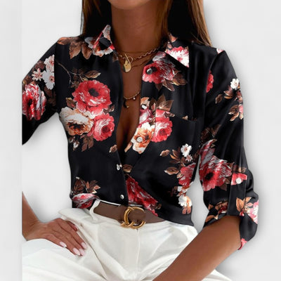 Blusa con colletto classico